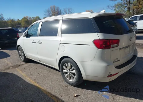 2015 Kia Sedona Lx z USA, uszkodzony, nr VIN KNDMB5C10F6032062